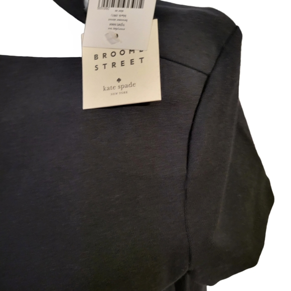 SOLD ♤Kate Spade NY Broom Street (NWT) Black Everyday Tee in M - Picture 3 of 4